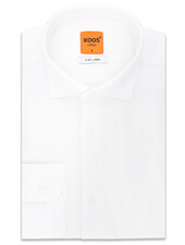 XOOS Chemise homme en lin blanc