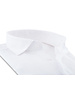 XOOS Men's solid white fitted linen shirt