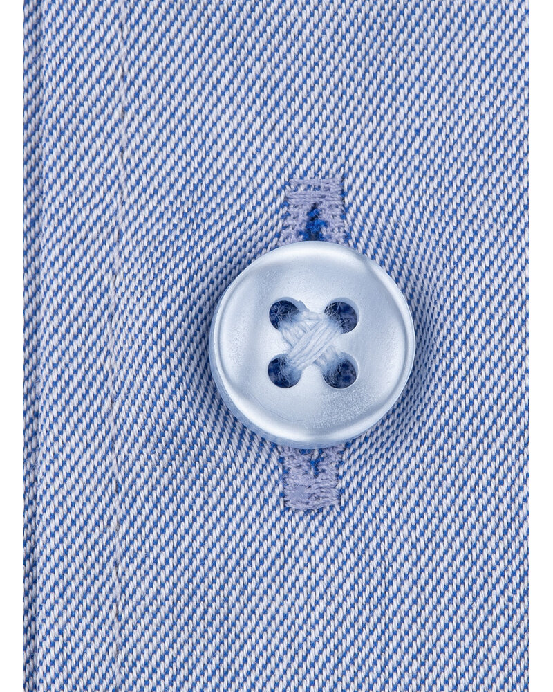 XOOS Men’s sky blue gabardeen shirt with solid lining (Double Twisted)