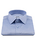XOOS Chemise homme en gabardine bleu ciel et doublure unie (Double Retors)