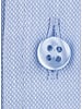 XOOS Men’s lightblue woven cotton shirt with open straight collar (Double Twisted)