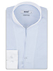 XOOS Chemise homme financière ciel à col droit ouvert (Double Retors)