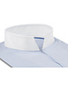 XOOS Chemise homme financière ciel à col droit ouvert (Double Retors)