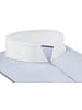 XOOS Men’s white financial shirt with open straight collar (Double Twisted)