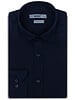 XOOS Men’s navy blue gabardeen shirt (Double Twisted)