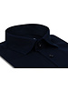 XOOS Chemise homme bleu marine en gabardine (Double Retors)