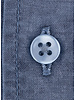 XOOS Chemise homme washed bleu indigo