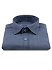 XOOS Chemise homme washed bleu indigo
