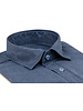 XOOS Chemise homme washed bleu indigo