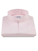 XOOS Chemise homme en Gabardine rose et col droit ouvert (Double Retors)