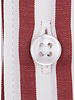 XOOS Chemise homme à rayures rouges (Double Retors)