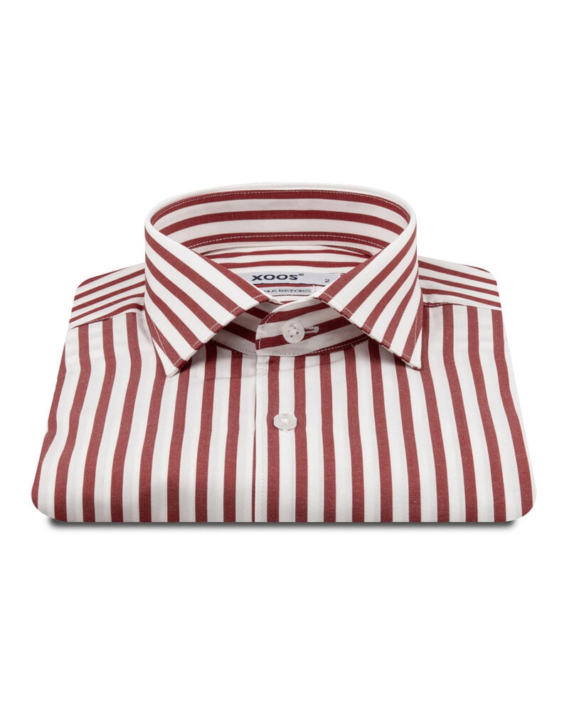 XOOS Men’s red striped shirt (Double Twisted)