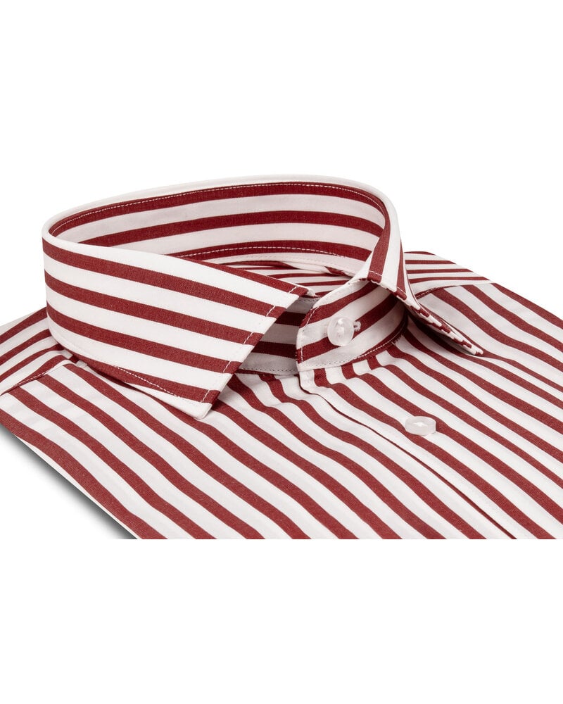XOOS Men’s red striped shirt (Double Twisted)