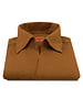 XOOS Men’s rust-colored shirt with soft collar