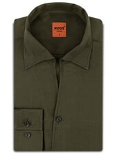 XOOS Men’s khaki shirt with soft collar