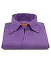 XOOS Chemise homme mauve à col souple