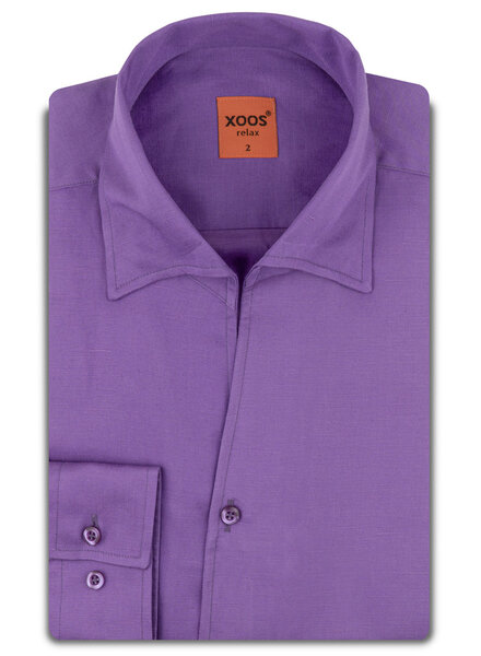 XOOS Men’s mauve shirt with soft collar