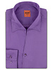 XOOS Chemise homme mauve à col souple