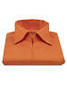 XOOS Chemise homme orange à col souple