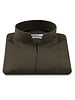 XOOS Chemise homme vert kaki et col droit ouvert