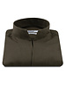XOOS Men’s khaki green shirt with an open straight collar