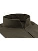 XOOS Chemise homme vert kaki et col droit ouvert