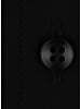 XOOS Chemise homme en popeline noire et col droit ouvert (Double Retors)