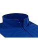 XOOS Men’s electric blue poplin shirt with an open straight collar (Double Twisted)