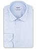 XOOS Chemise homme ciel en coton tissé et doublure chambray