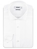 XOOS Men’s white twill shirt with a cutaway collar