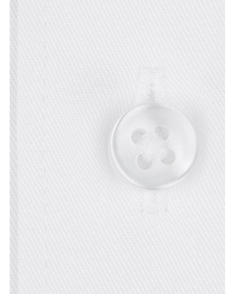 XOOS Men’s white twill shirt with a French collar