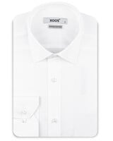 XOOS Chemise homme blanche enTwill et col Français