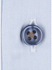 XOOS Men’s diamond blue shirt with mustard micro-dot printed lining (Double Twisted)
