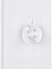 XOOS Men's white shirt with tonal micro-checks (Double Twisted)