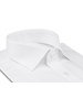 XOOS Chemise homme blanche à micro carreaux ton sur Ton (Double Retors)