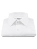 XOOS Men's white shirt with French collar in fine twill (Double Twisted)