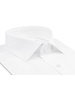 XOOS Chemise homme blanche à col Italien en Pinpoint (Double Retors)
