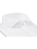 XOOS White shirt with wing collar, French cuffs and concealed placket