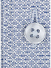 XOOS Men's blue jacquard financial shirt with open straight collar (Double Twisted)