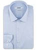 XOOS Men's sky-blue woven cotton shirt (Double Twisted)