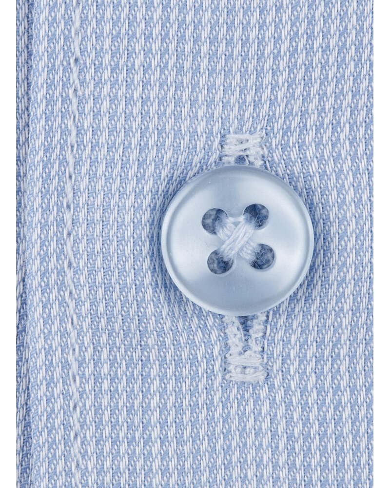XOOS Chemise homme ciel à col Français (Double Retors)