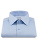 XOOS Men's sky-blue shirt with a French collar (Double Twisted)