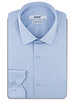 XOOS Chemise homme ciel à col Français (Double Retors)