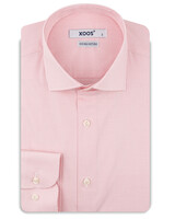 XOOS Chemise homme à micro vichy rose (Double Retors)