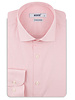 XOOS Men's pink micro-gingham shirt (Double Twisted)