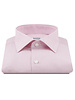 XOOS Men's pink houndstooth shirt with a cutaway collar (Double Twisted)