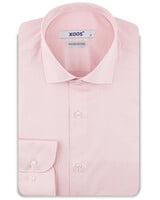 XOOS Chemise homme rose en gabardine (Double Retors)