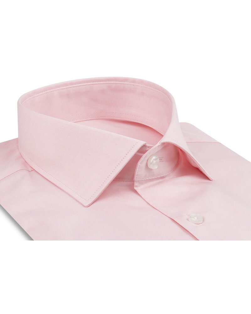 XOOS Men's pink gabardine shirt (Double Twisted)