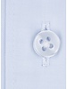 XOOS Men's sky-blue gabardine shirt with French cuffs (Double Twisted)