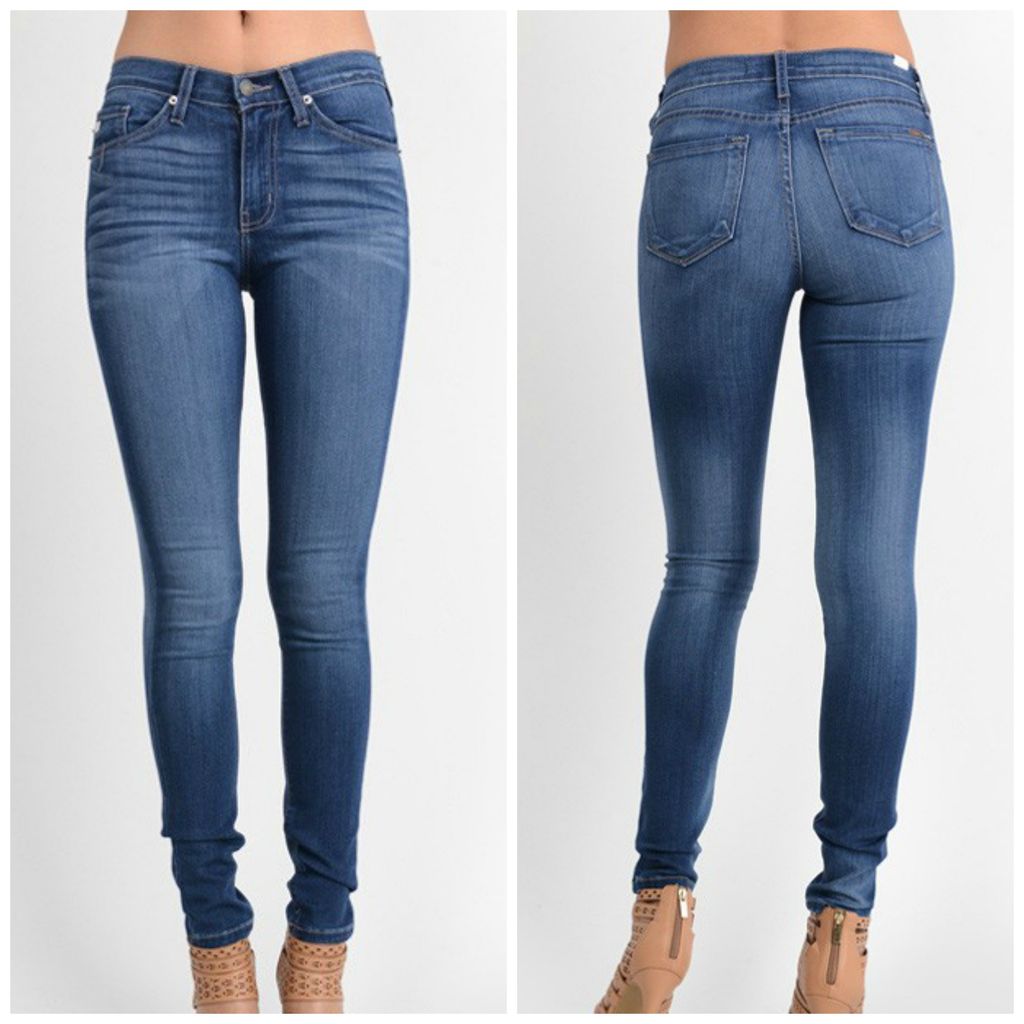 medium wash denim jeans